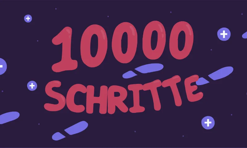 10.000 Schritte am Tag gehen