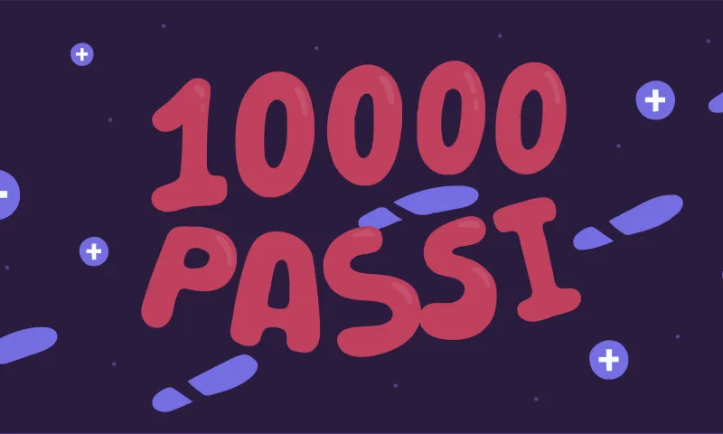 Camminare 10.000 passi al giorno