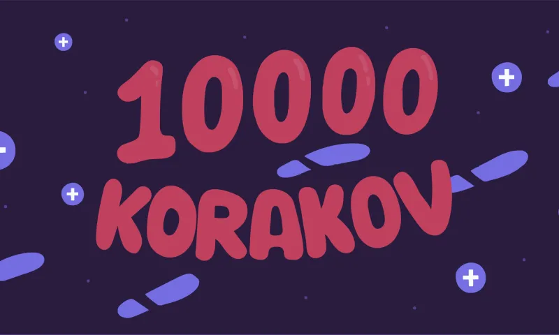10.000 korakov na dan