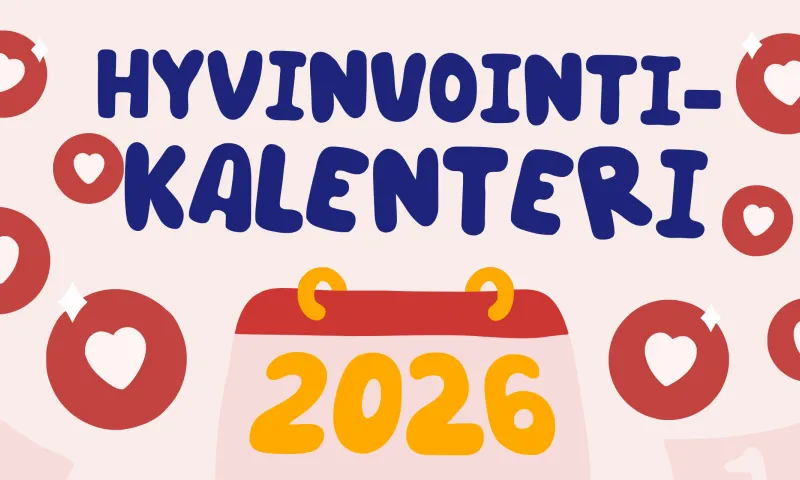 Hyvinvointihaastekalenteri ja 12 kuukausiteemaa