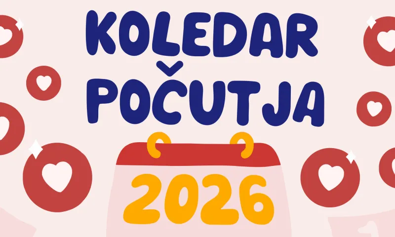 Koledar izzivov dobrega počutja z 12 mesečnimi temami