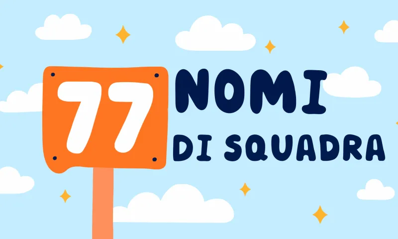 Nomi divertenti per squadre di camminata