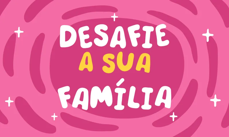 Desafio de exercício em família com um desafio privado do YuMuuv