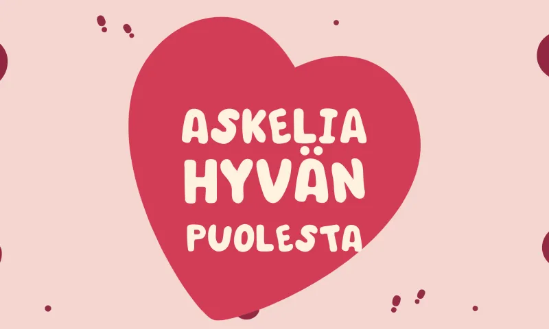 Kollegat kävelevät yhdessä hyväntekeväisyyteen tähtäävässä askelhaasteessa