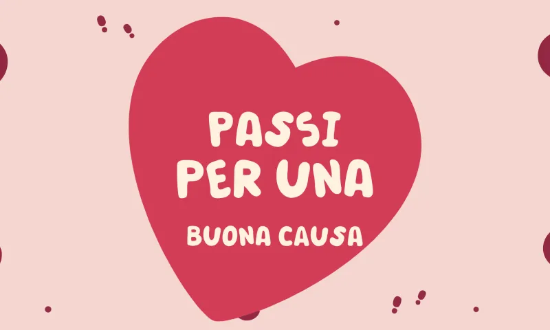 Colleghi che camminano insieme in una sfida di passi benefica