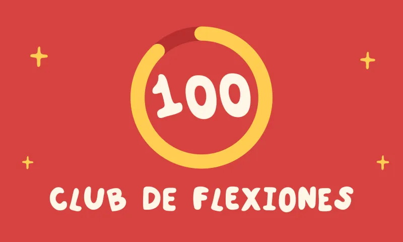 Empleado haciendo flexiones en un desafío de flexiones en el trabajo