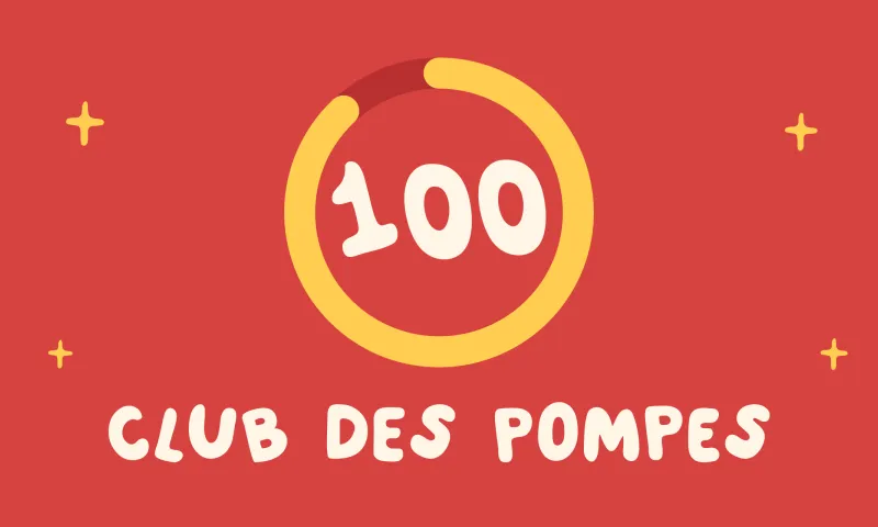 Salarié faisant des pompes lors d'un défi pompes en entreprise