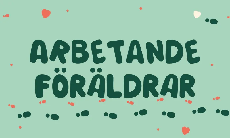 Förälder som går med ett barn till skolan som en del av en friskvårdsutmaning