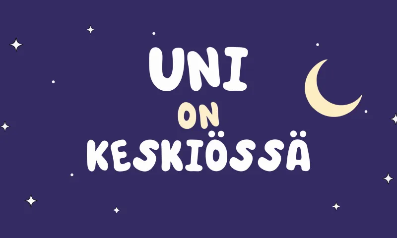 Levollinen uni osana työpaikan hyvinvointiohjelmaa