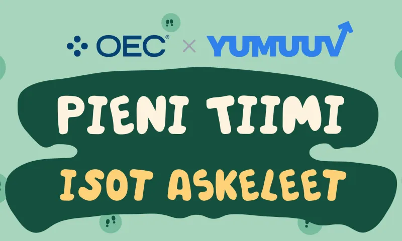OEConnectionin työntekijöitä, YuMuuvin maailmanlaajuisen kävelyhaasteen asiakastarina