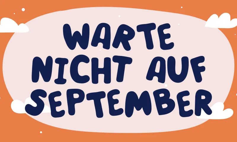 Das Wellnessprogramm für den Herbst im Sommer planen