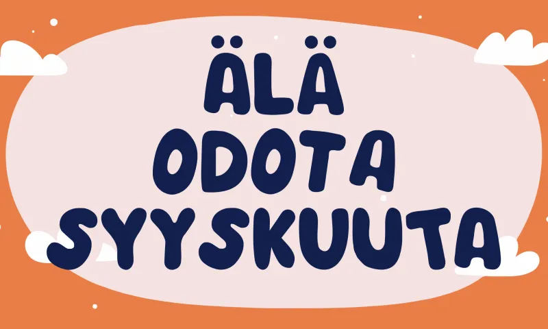 Syksyn hyvinvointiohjelman suunnittelu kesällä