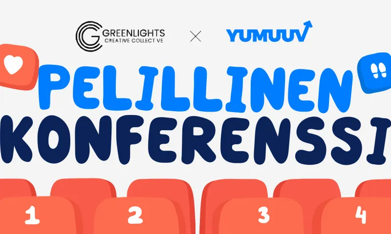 Greenlights Creative Collectiven konferenssin askelhaaste