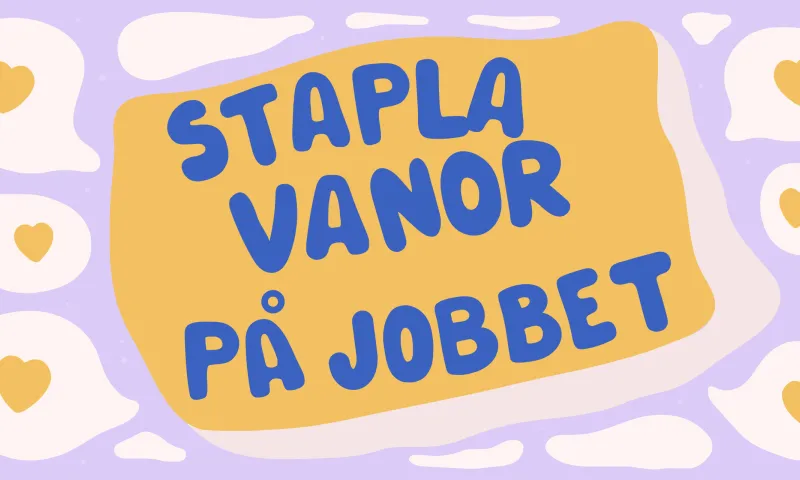 Vanestapling på jobbet för friskvård året runt