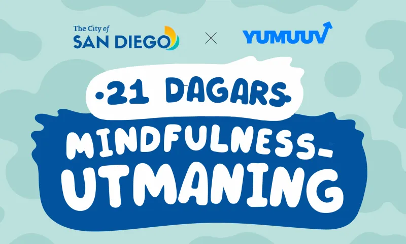 21 dagar lång mindfulnessutmaning hos City of San Diego