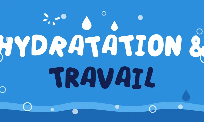 Défi hydratation pour le bien-être au travail