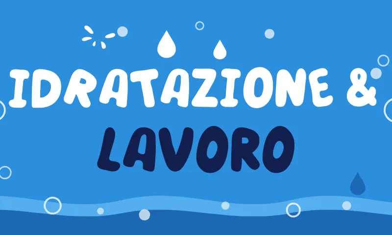 Sfida di idratazione per il benessere aziendale