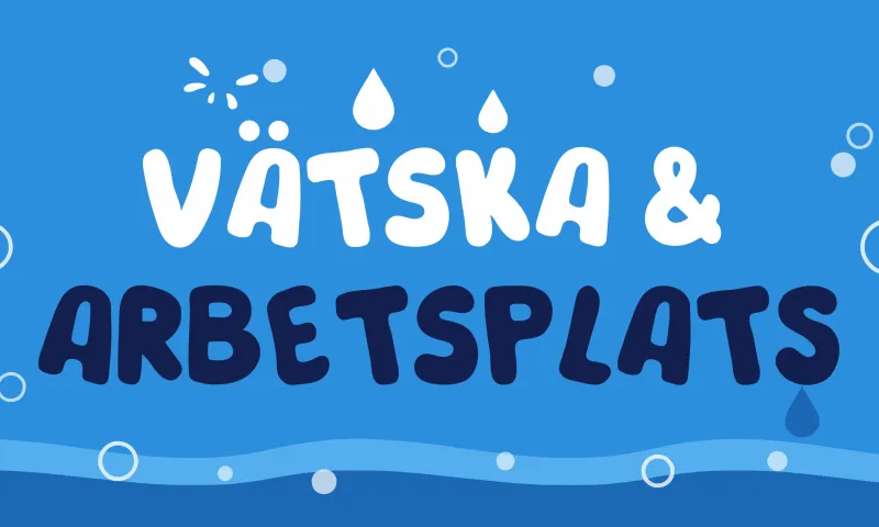 Vätskeutmaning för friskvård på arbetsplatsen