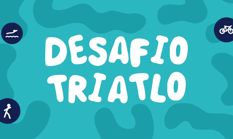Desafio virtual de triatlo Ironman para equipas