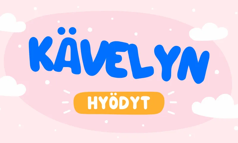 Kävelyn hyödyt
