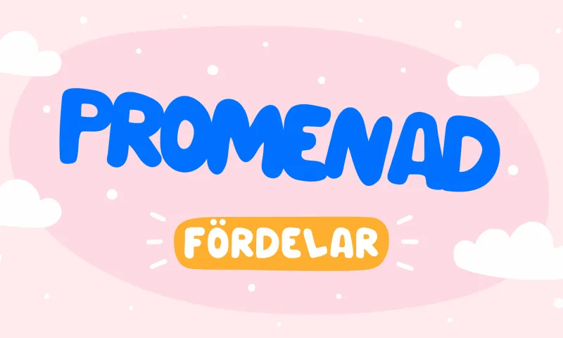 Fördelar med att promenera