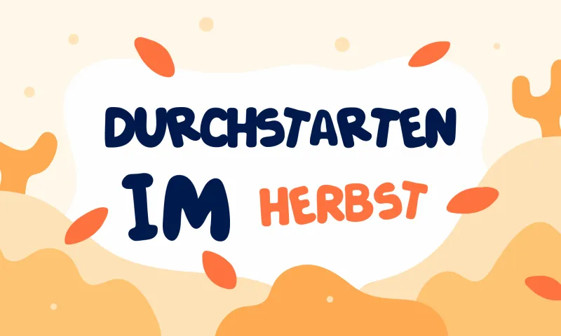 Team startet eine Wellness-Challenge im Herbst