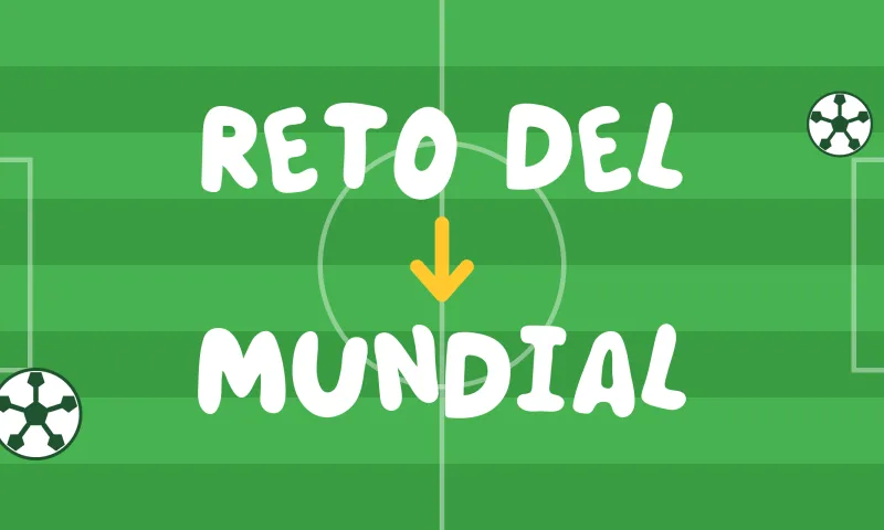 Desafío de bienestar por equipos inspirado en el Mundial