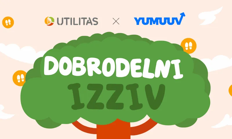Študija primera dobrodelnega izziva hoje podjetja Utilitas