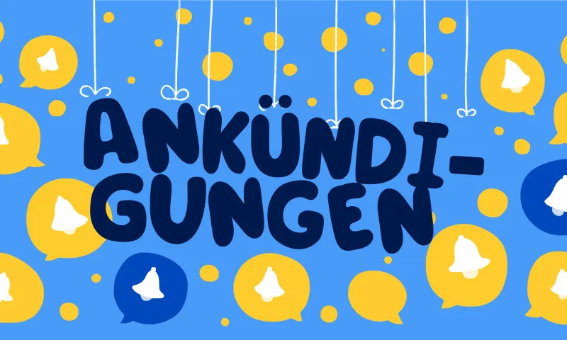 Ankündigungsfunktion von YuMuuv