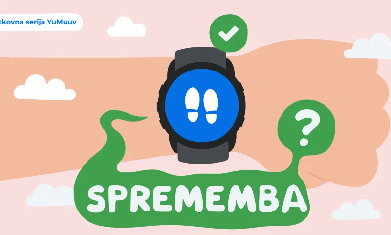 Infografika o telesni dejavnosti – nosljive naprave in dejavnost