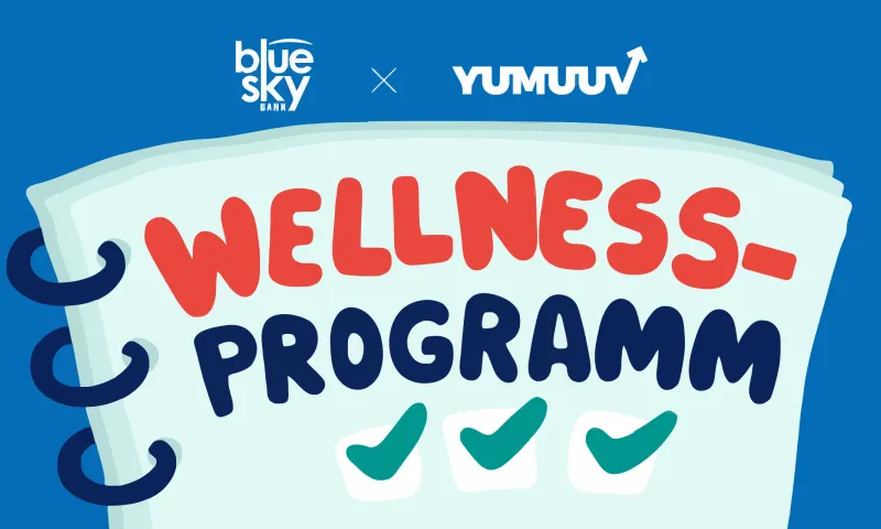 Mitarbeitende der Blue Sky Bank, Fallstudie eines Wellness-Programms mit YuMuuv