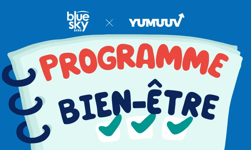 Salariés de Blue Sky Bank, étude de cas d’un programme bien-être avec YuMuuv