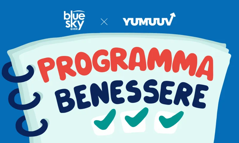 Dipendenti di Blue Sky Bank, case study su un programma di benessere YuMuuv