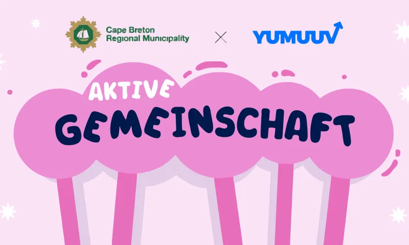 Einwohnerinnen und Einwohner von Cape Breton beim Gehen, Fallstudie einer Walking-Challenge für Gemeinden mit YuMuuv