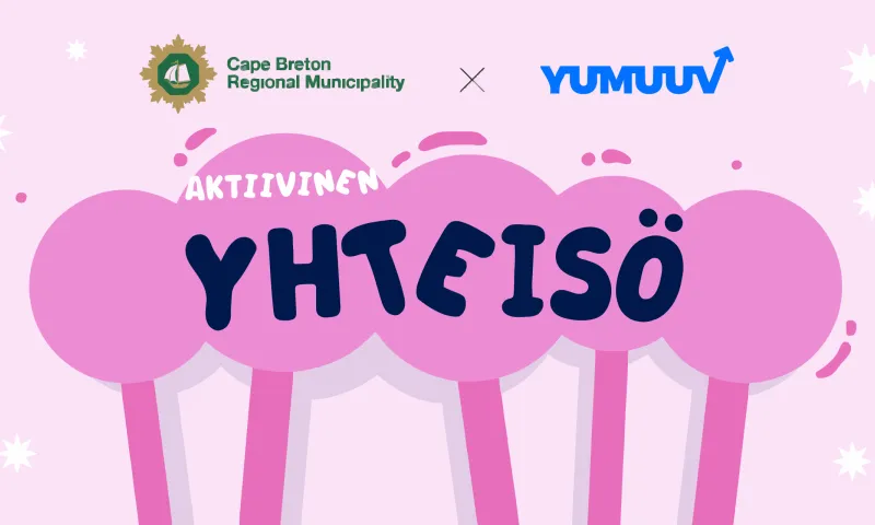 Cape Bretonin asukkaita kävelemässä, YuMuuvin asiakastarina yhteisön kävelyhaasteesta