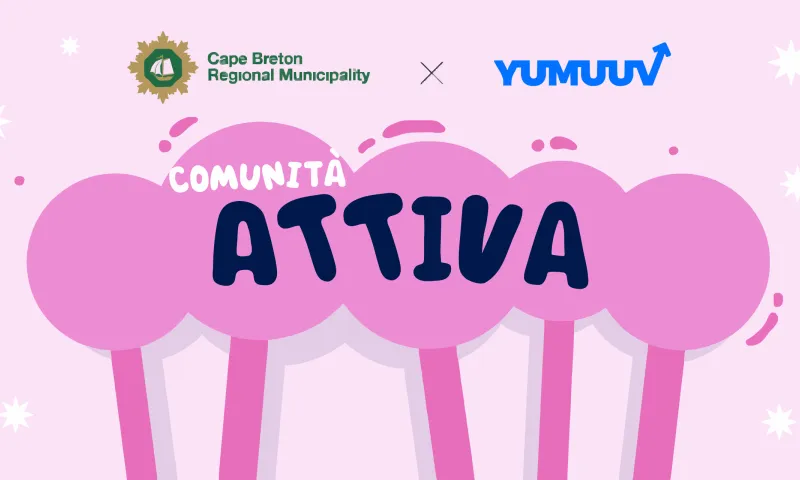 Residenti di Cape Breton che camminano, case study di una sfida di camminata per la comunità con YuMuuv