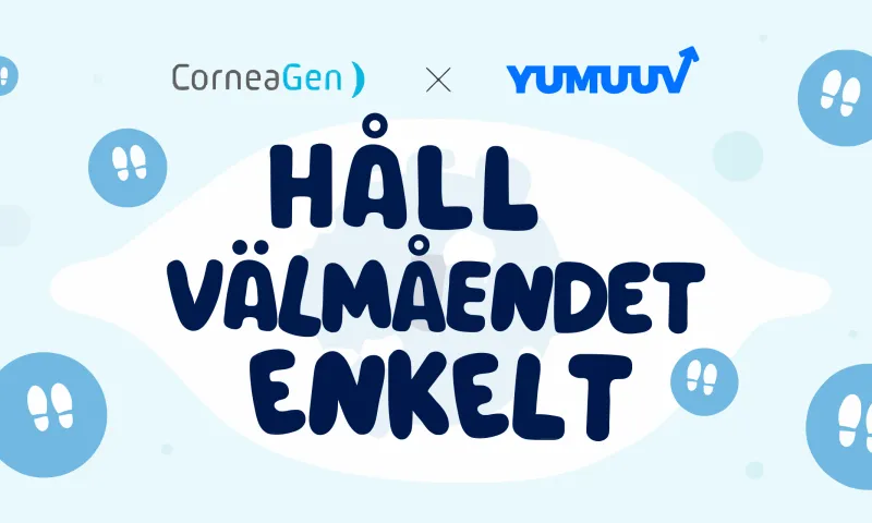 Medarbetare på CorneaGen – kundcase om inkluderande friskvårdsutmaning