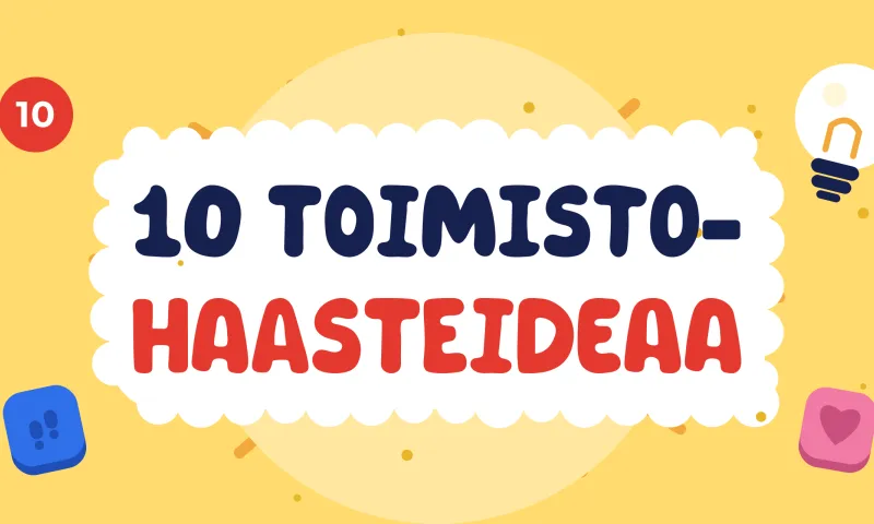 Ideoita toimiston liikuntahaasteeseen