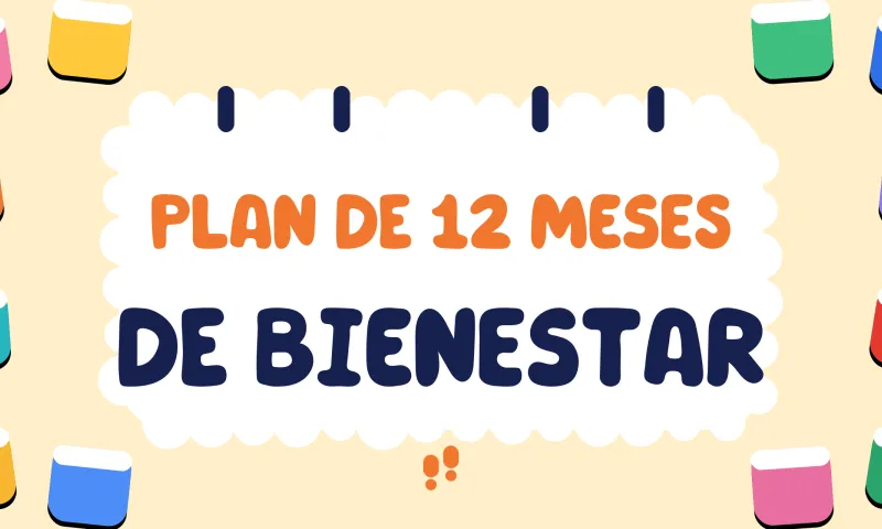 Ejemplo de programa de bienestar para empleados: plan de desafíos de 12 meses