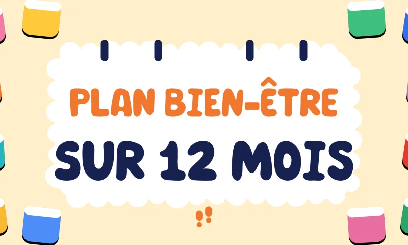 Exemple de programme de bien-être en entreprise – plan de défis sur 12 mois