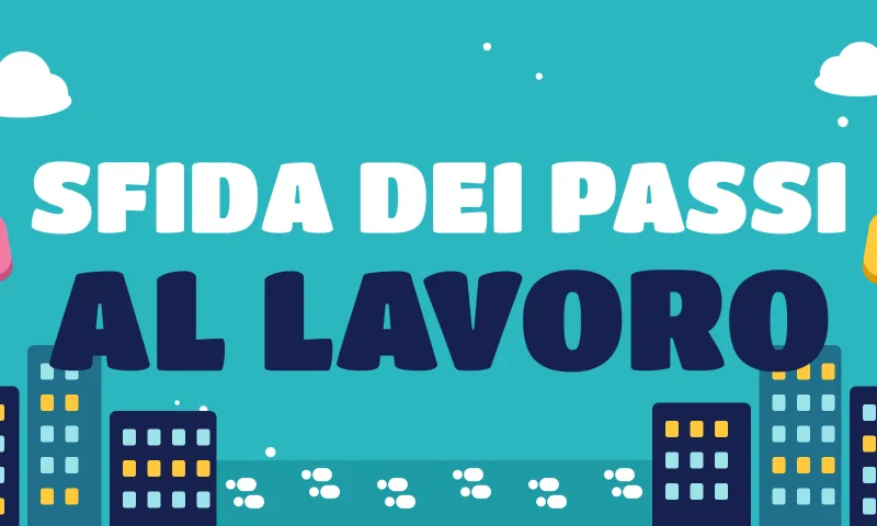 Sfida di passi al lavoro