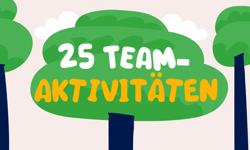 Team-Booster-Aktivitäten für neue Energie am Arbeitsplatz