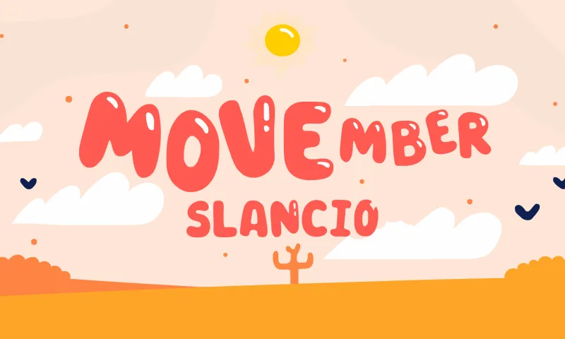 Sfida di movimento Movember al lavoro