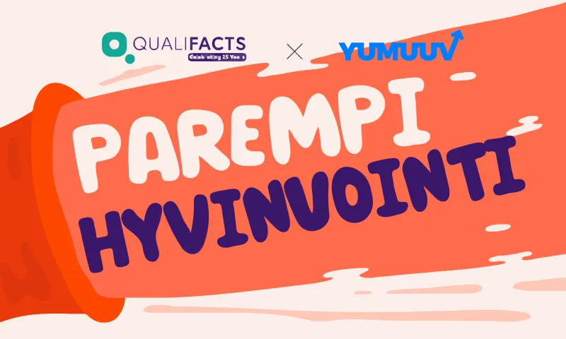 Qualifactsin työntekijöitä, asiakastarina YuMuuvin maailmanlaajuisesta hyvinvointihaasteesta