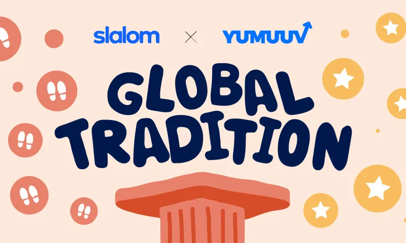 Slaloms globala stegutmaning med YuMuuv