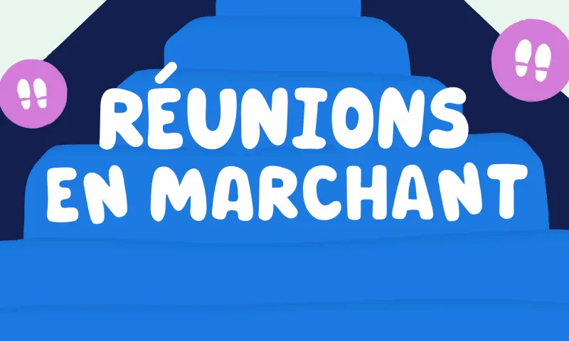 Collègues pendant une réunion en marchant