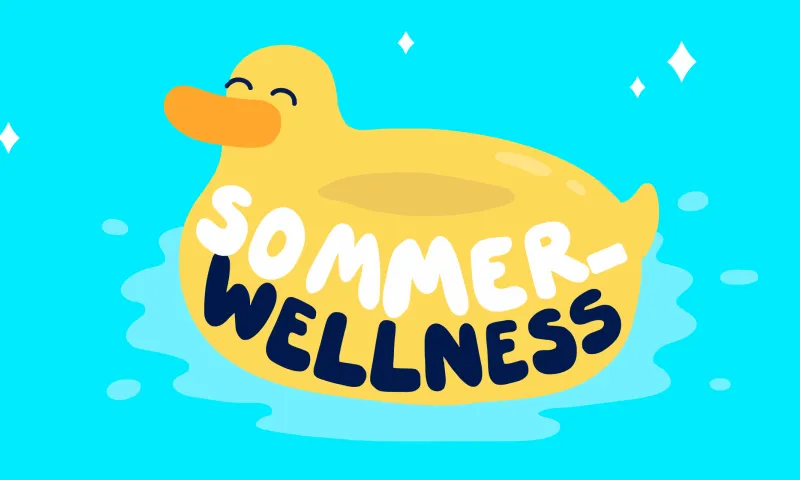 Mitarbeitende bei einer urlaubsfreundlichen Wellness-Challenge im Sommer