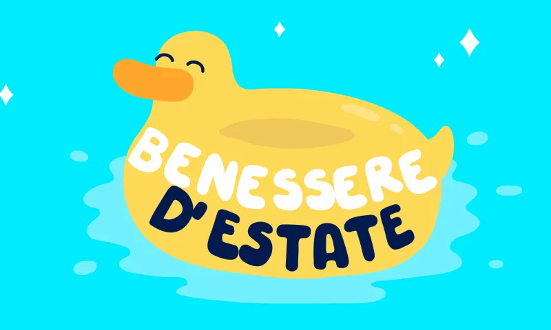 Personale che partecipa a una sfida di benessere estiva compatibile con le vacanze