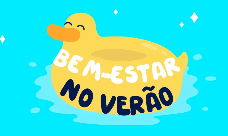 Colaboradores aproveitando um desafio de bem-estar de verão compatível com as férias