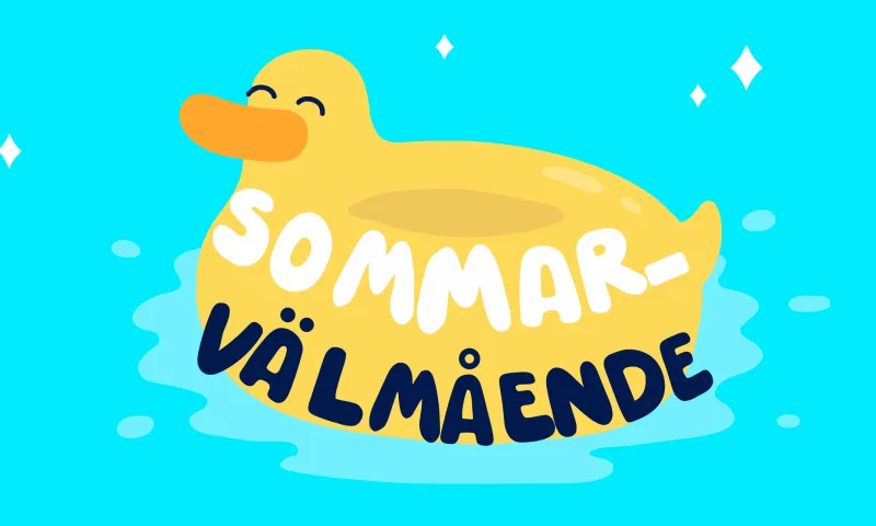 Medarbetare deltar i en semestervänlig friskvårdsutmaning på sommaren